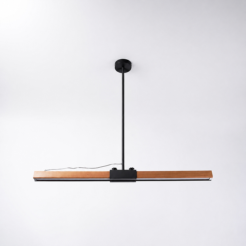 【木吧吊燈-45cm*2(黑/三段色溫)】OFF