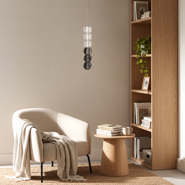Color dots chandelier-long(圖)