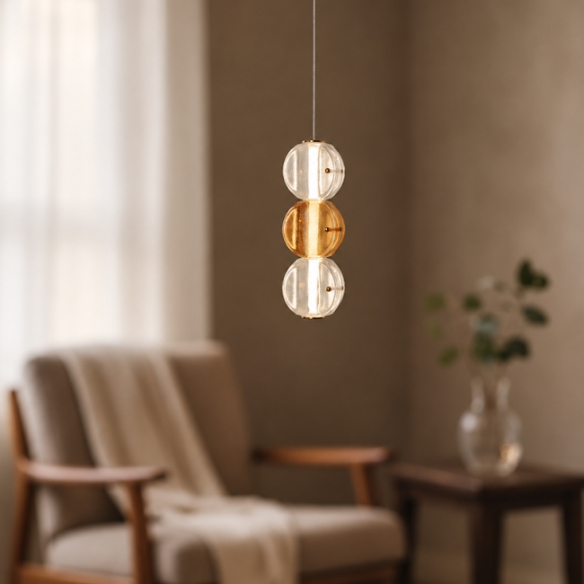 Color dots chandelier-middle(圖)